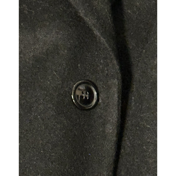 Saks Fifth Avenue Women 12 Blazer Wool Cashmere Single Button Lined Black VTG - Picture 4 of 7